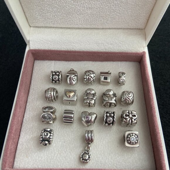 Collectible/Retired PANDORA Charms Bundle Including 18+ Charms with Bonus Gift - Picture 3 of 7